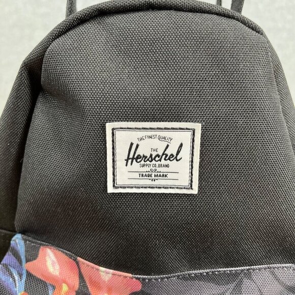 Herschel Supply Co Nova Mini Backpack OS Dark Summer Floral Black EUC main image 8